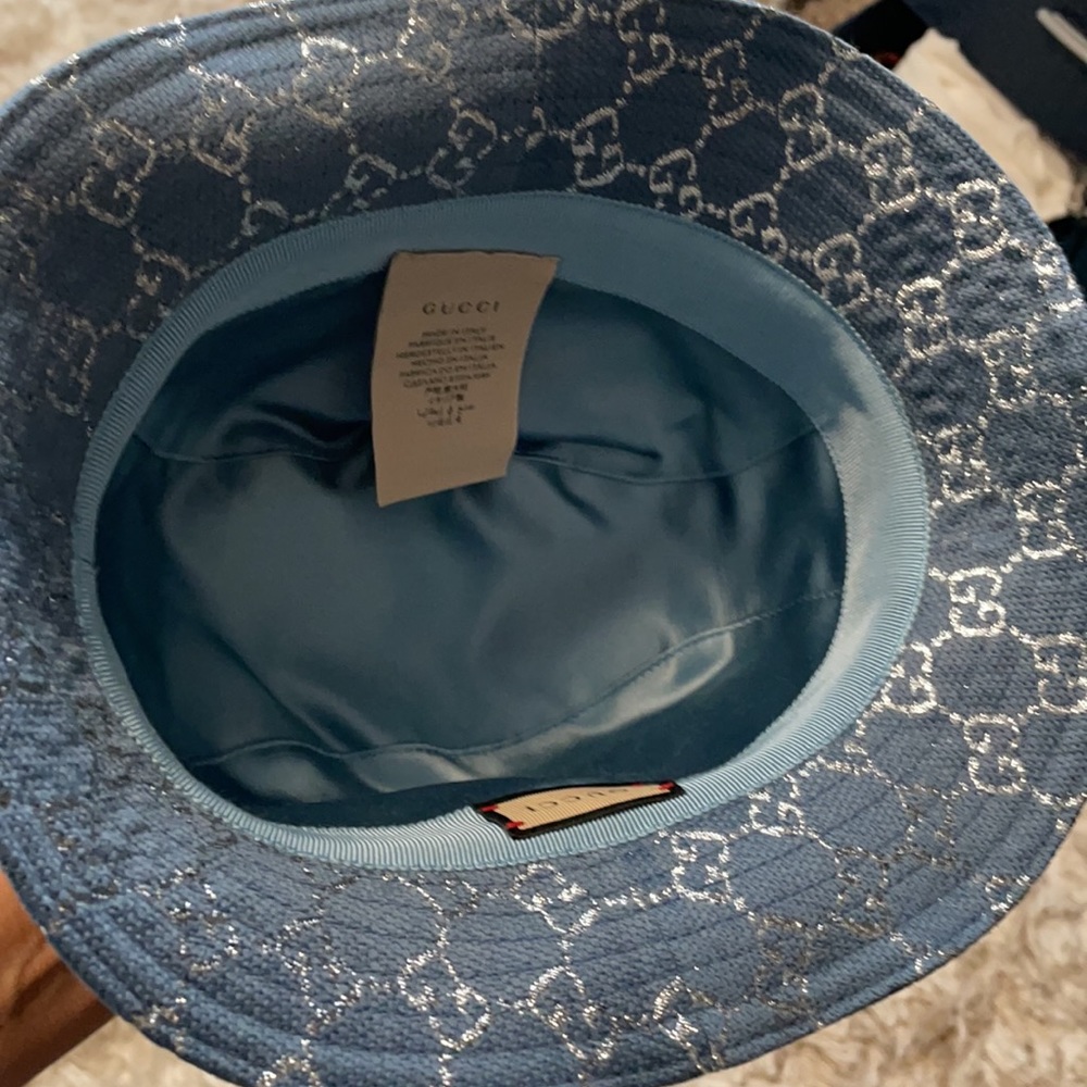 Gucci GG Lamé Bucket Hat - Picture 5 of 7